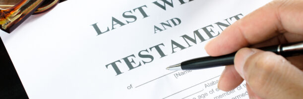 Signing Last Will and Testament